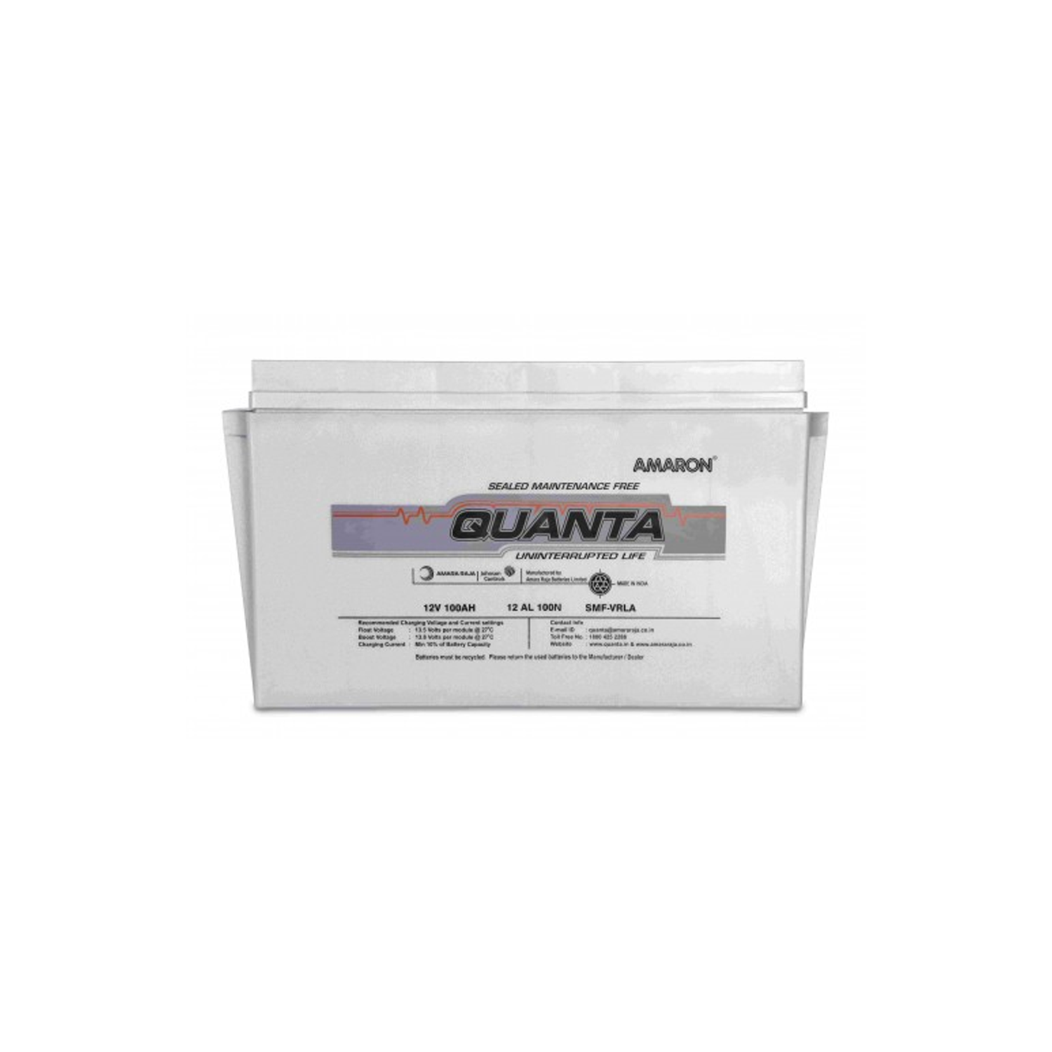 Amaron Quanta 100 Ah VRLA Battery