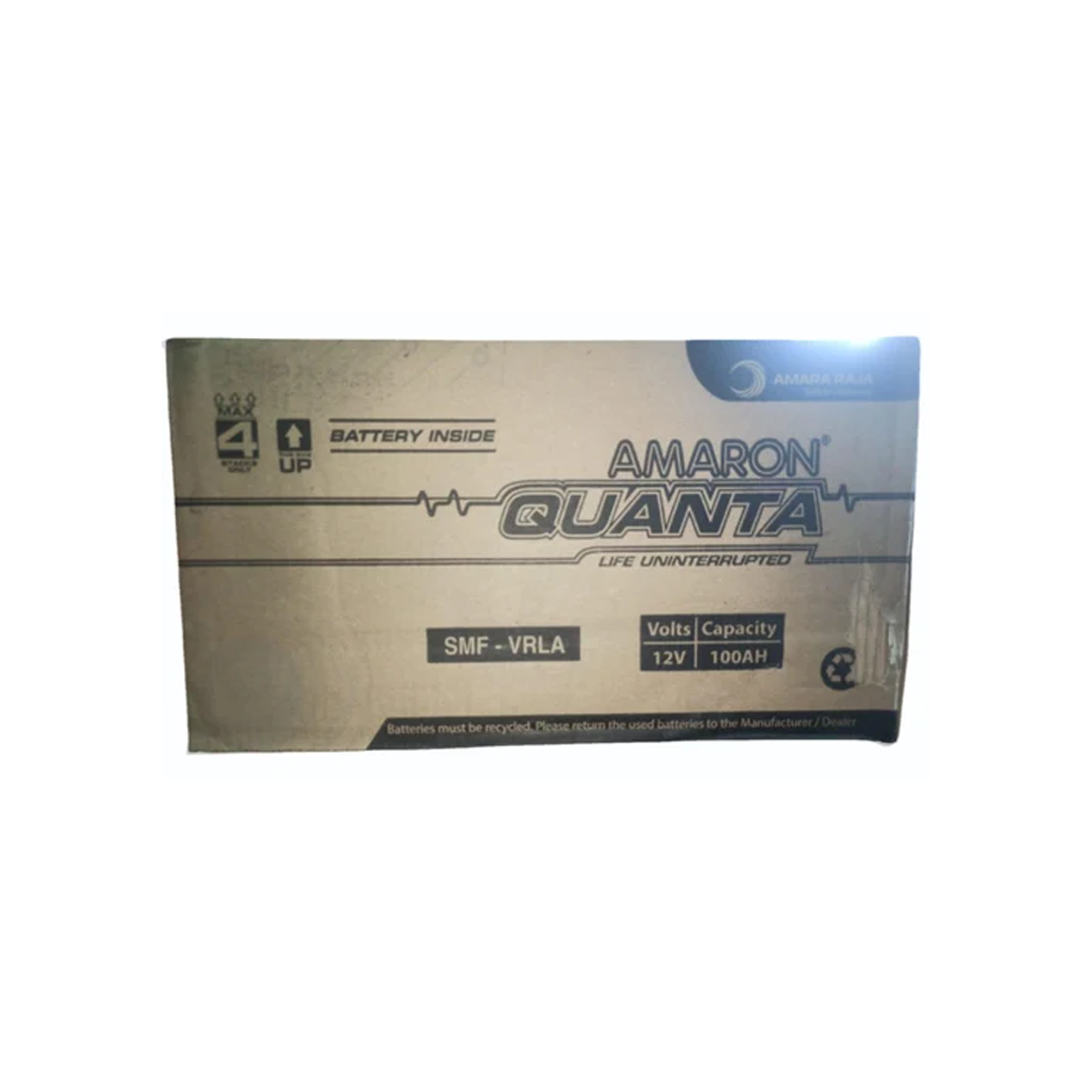 Amaron Quanta 100 Ah VRLA Battery