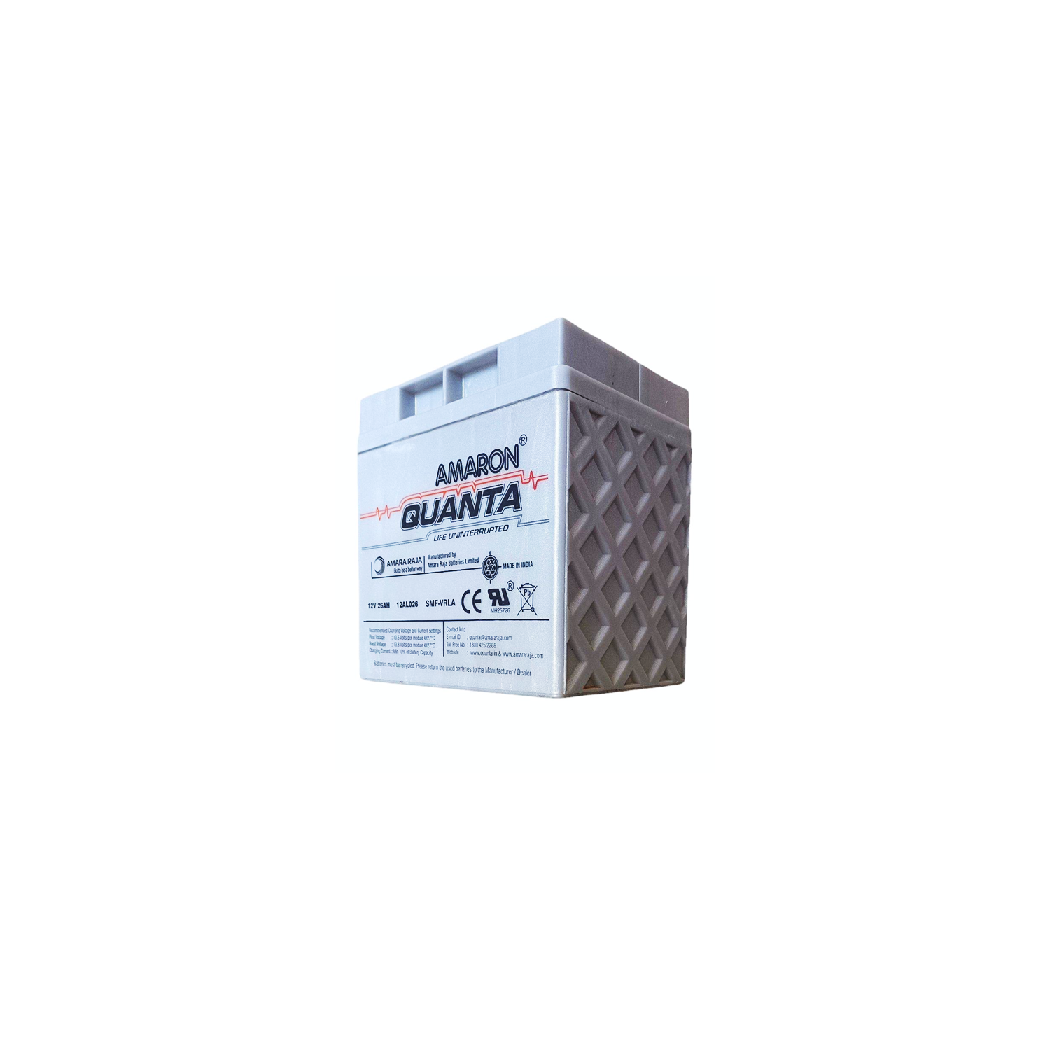 Amaron Quanta 26 Ah VRLA Battery