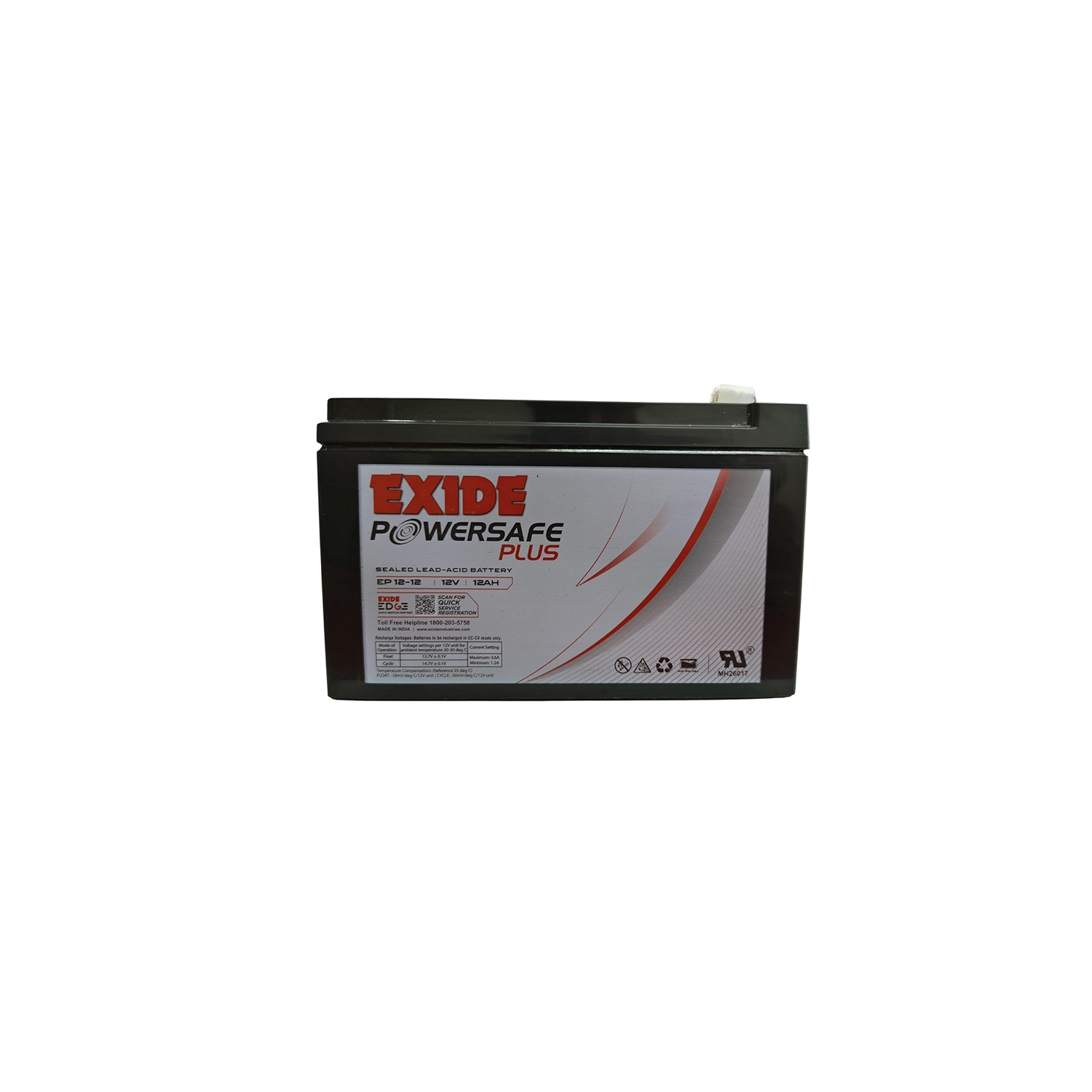 Exide 12 Ah VRLA Battery- EP12