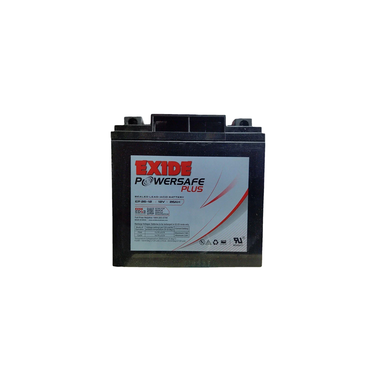 Exide 26 Ah VRLA Battery- EP26
