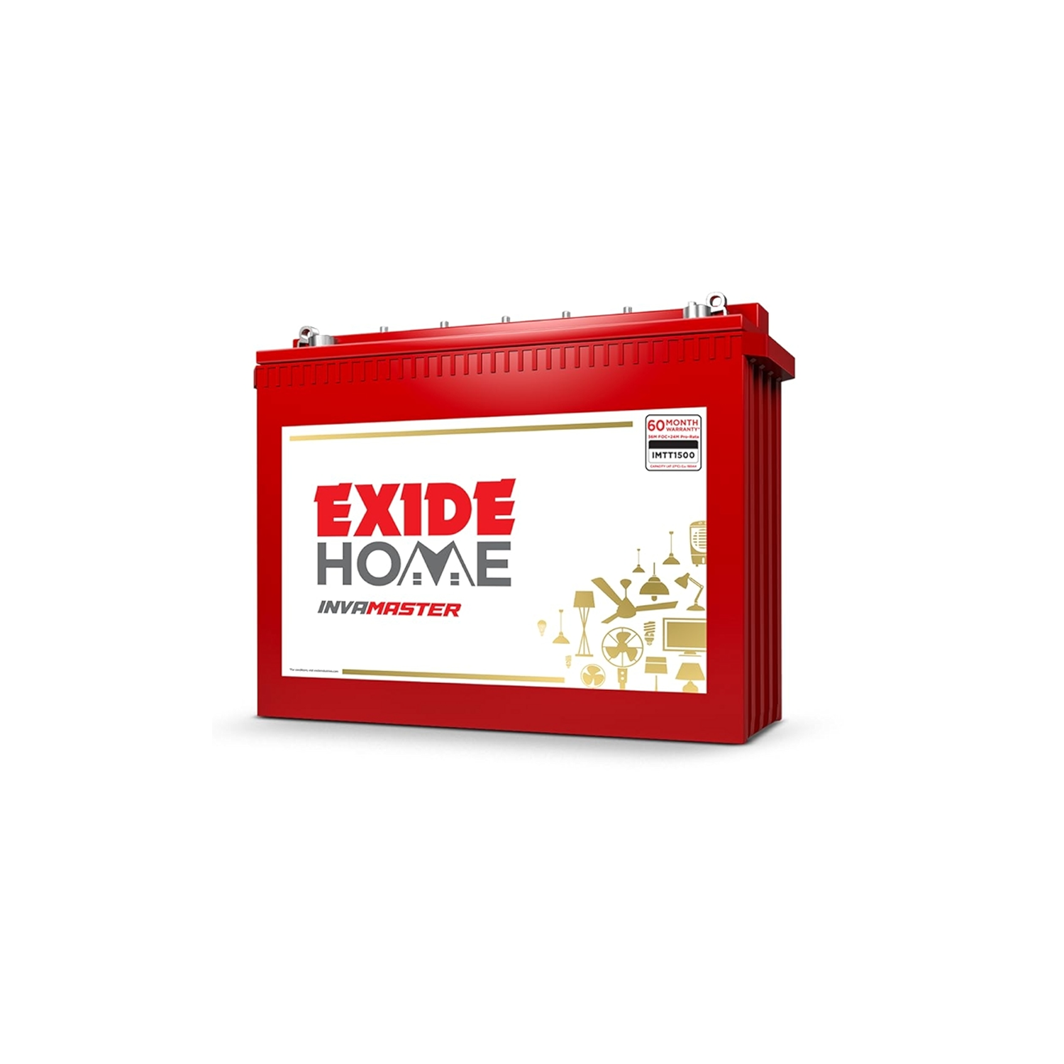Exide 150Ah Invamaster Tubular Battery- IMTT1500